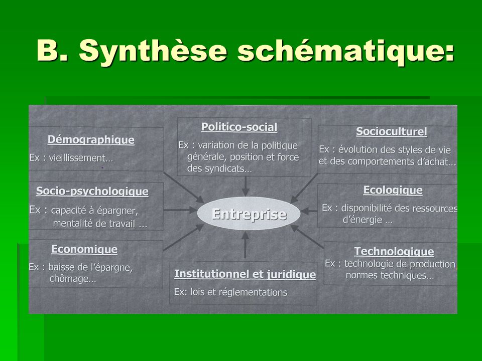 B. Synthèse schématique: