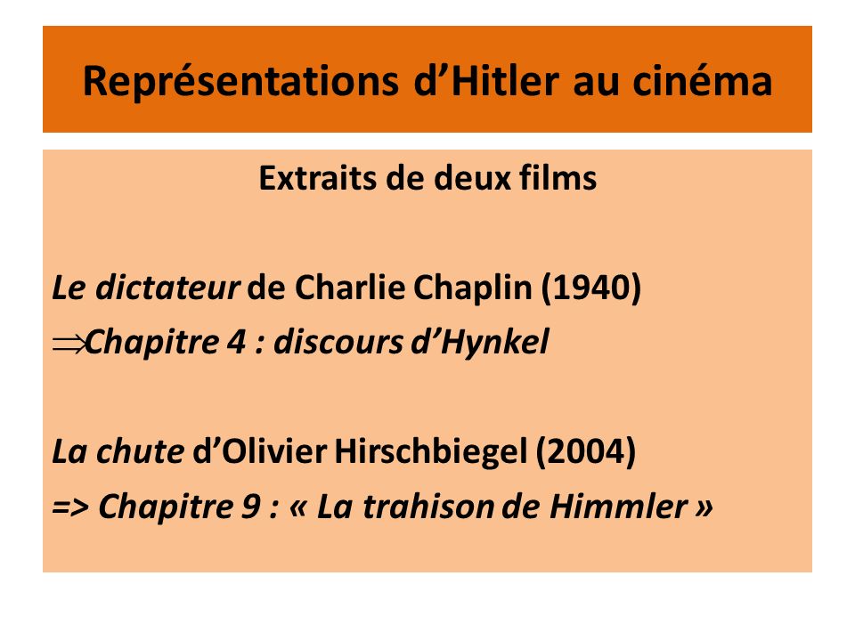 Représentations d’Hitler au cinéma