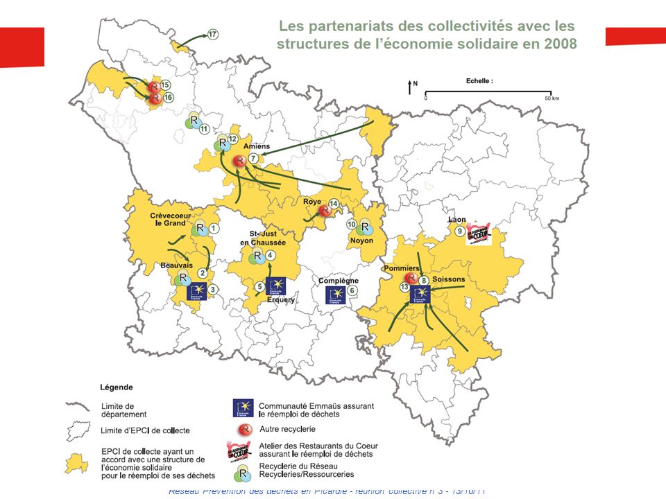 Réseau Prévention des déchets en Picardie - réunion collective n°3 - 13/10/11