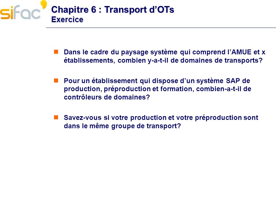 Plan De Formation Chapitre 1 Presentation De Sap Ppt Telecharger