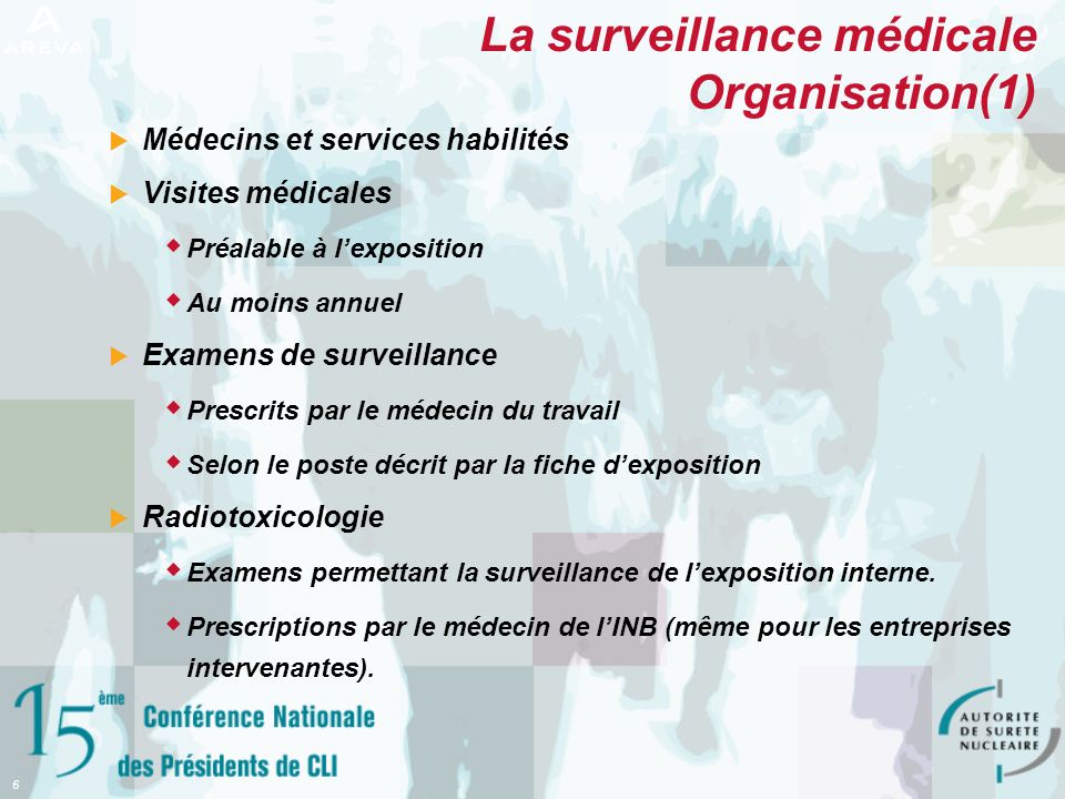 La surveillance médicale Organisation(1)