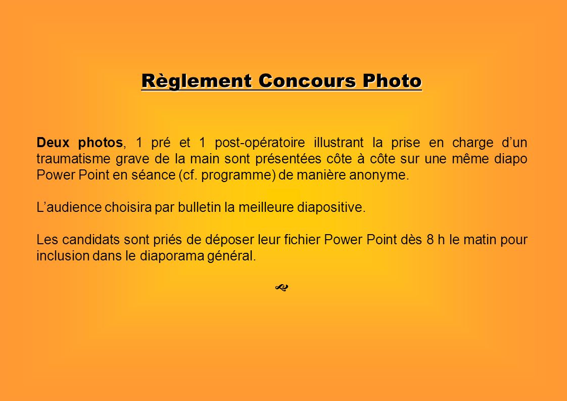 Règlement Concours Photo