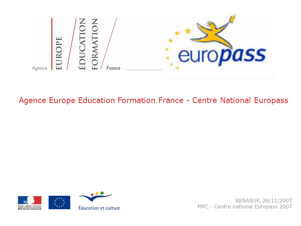 Agence Europe Education Formation France - Centre National Europass