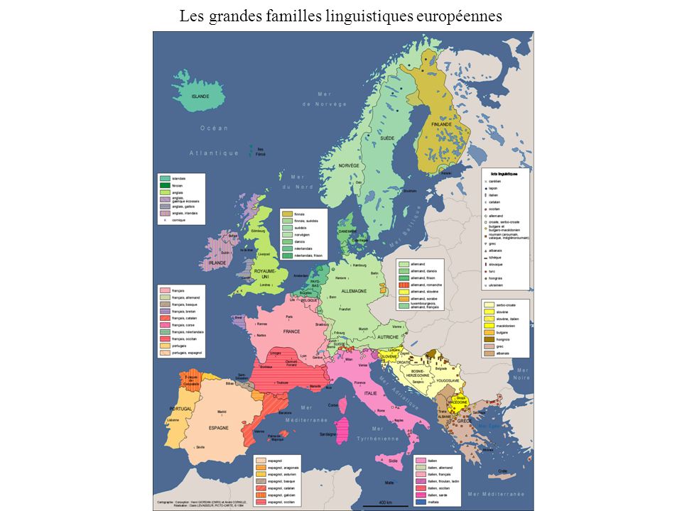 Les grandes familles linguistiques européennes