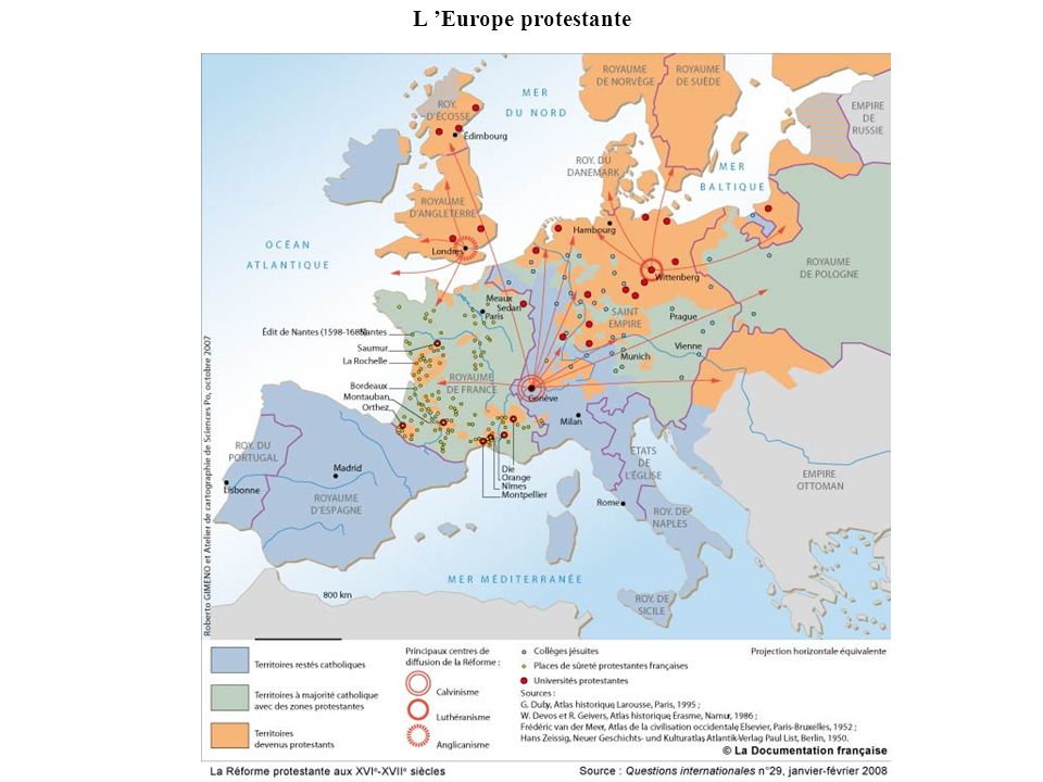 L ’Europe protestante