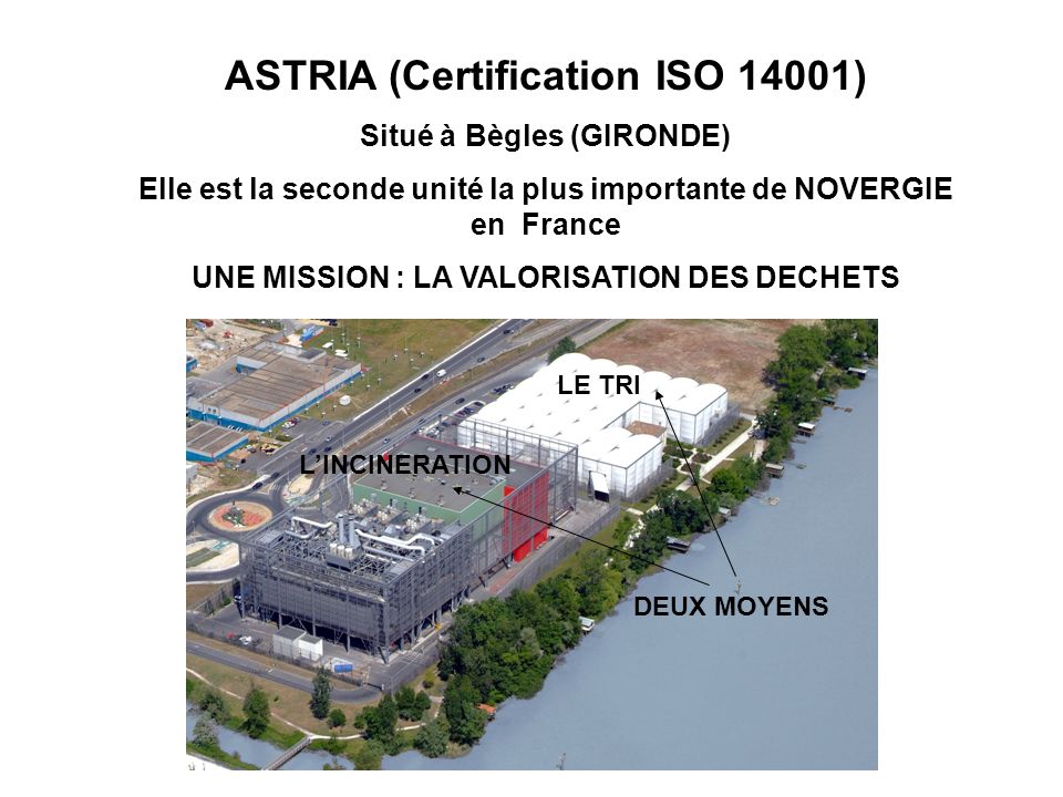 ASTRIA (Certification ISO 14001)