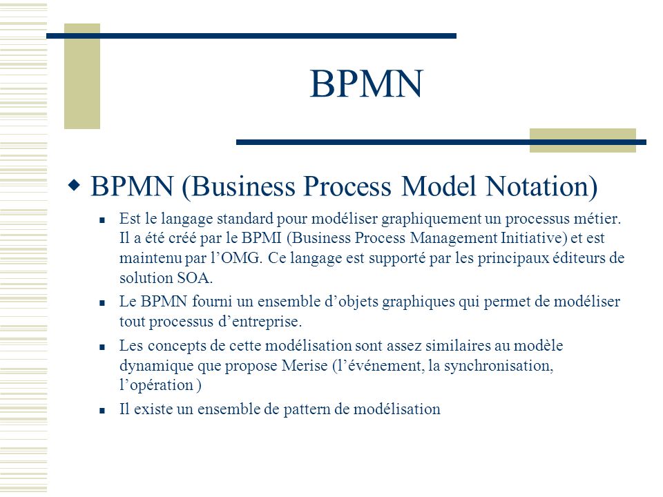 BPMN BPMN (Business Process Model Notation)