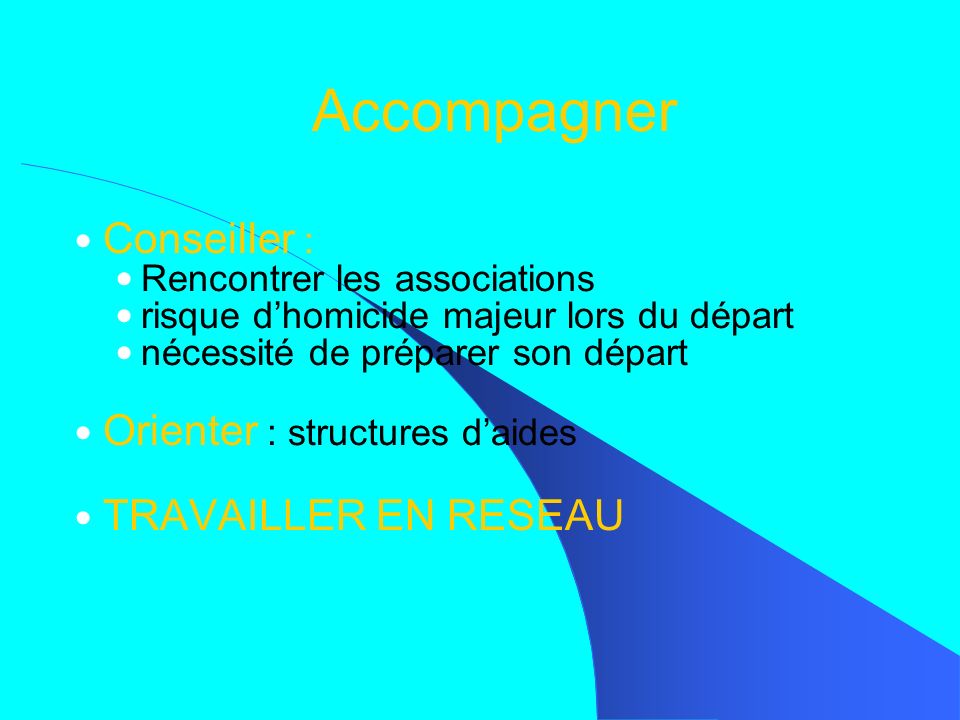 Accompagner Conseiller : Orienter : structures d’aides