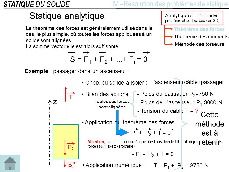 Statique analytique STATIQUE DU SOLIDE