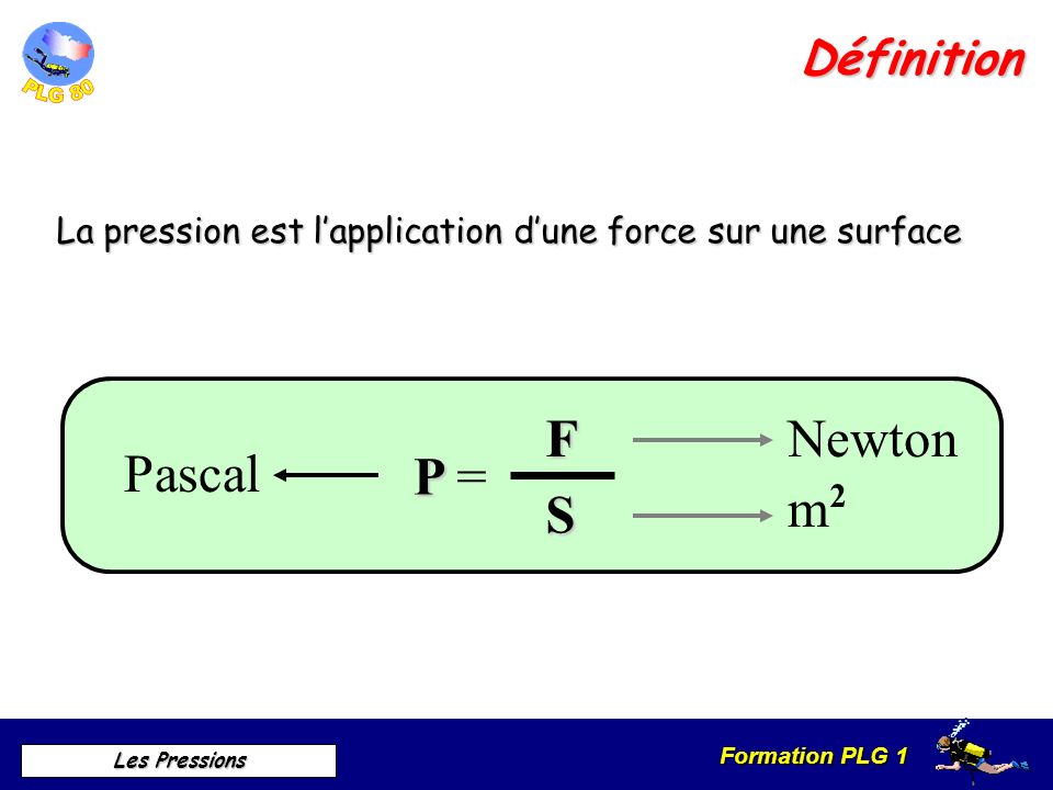 F P = S Newton P ascal m Définition