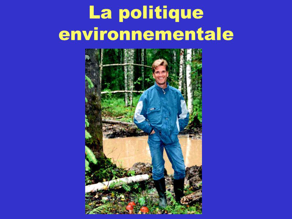 La politique environnementale