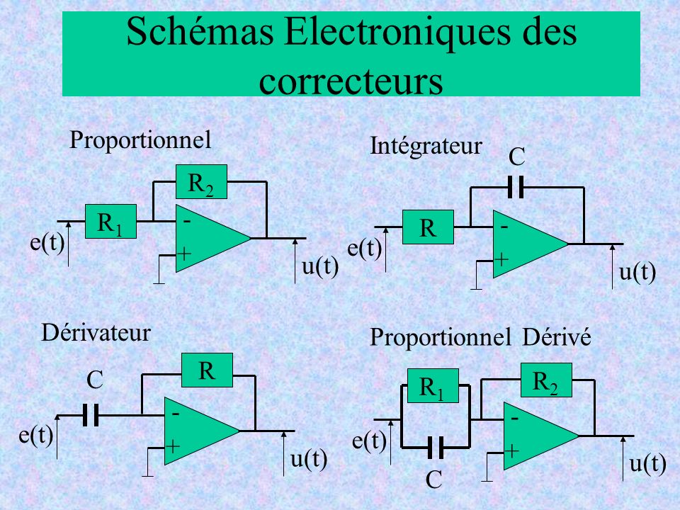 Schémas Electroniques des correcteurs