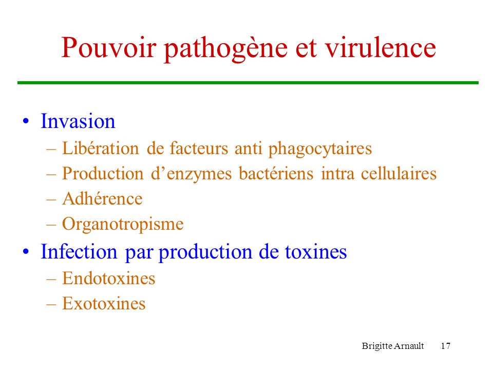 Pouvoir pathogène et virulence