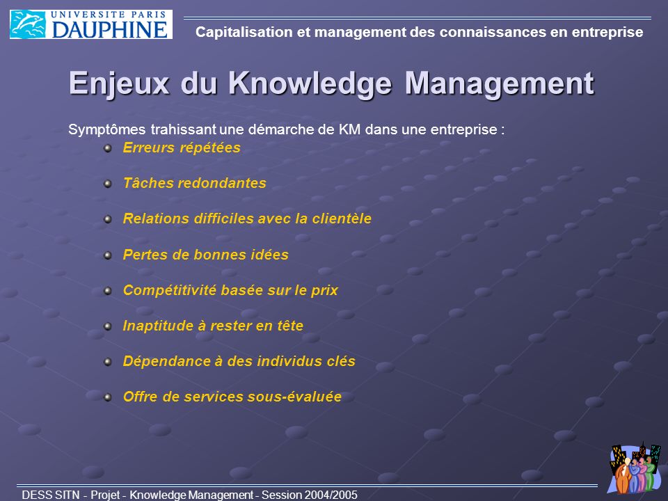 Enjeux du Knowledge Management