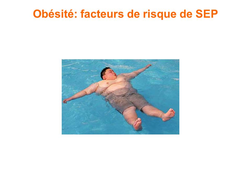 Obésité: facteurs de risque de SEP