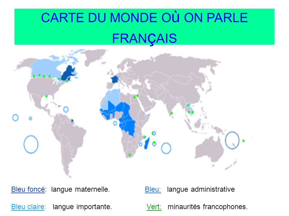 Le Monde De La Francophonie Ppt Télécharger