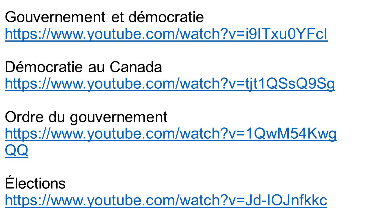 Gouvernement et démocratie   youtube. com/watch