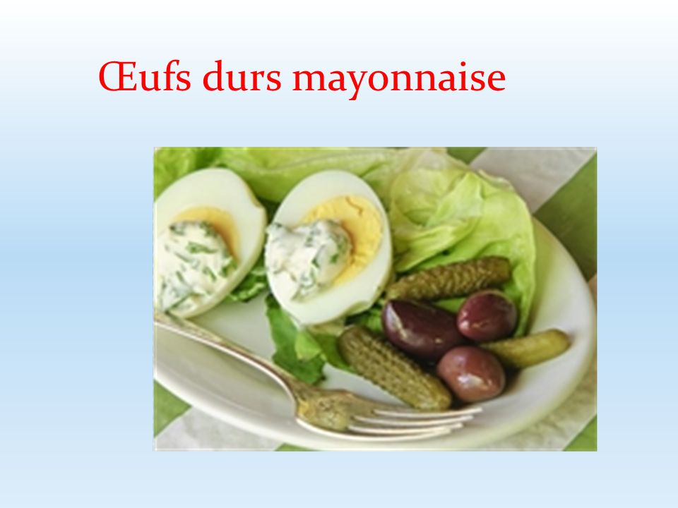 Œufs durs mayonnaise