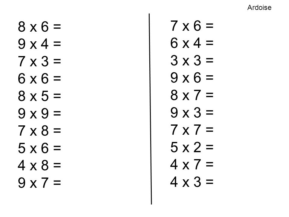 Карточка таблица умножения на 6 и 7. Тренажер по таблице умножения в разнобой. Таблица умножения без ответов. Примеры на умножение. Таблица умножения в разброс.