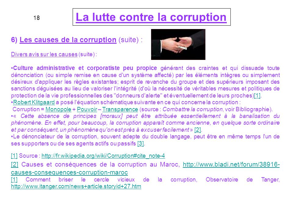 Exemple Dexposé Sur La Corruption 6016