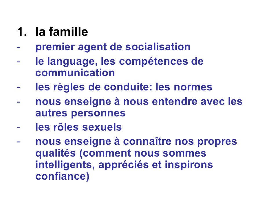 Les Agents De Socialisation Ppt Telecharger