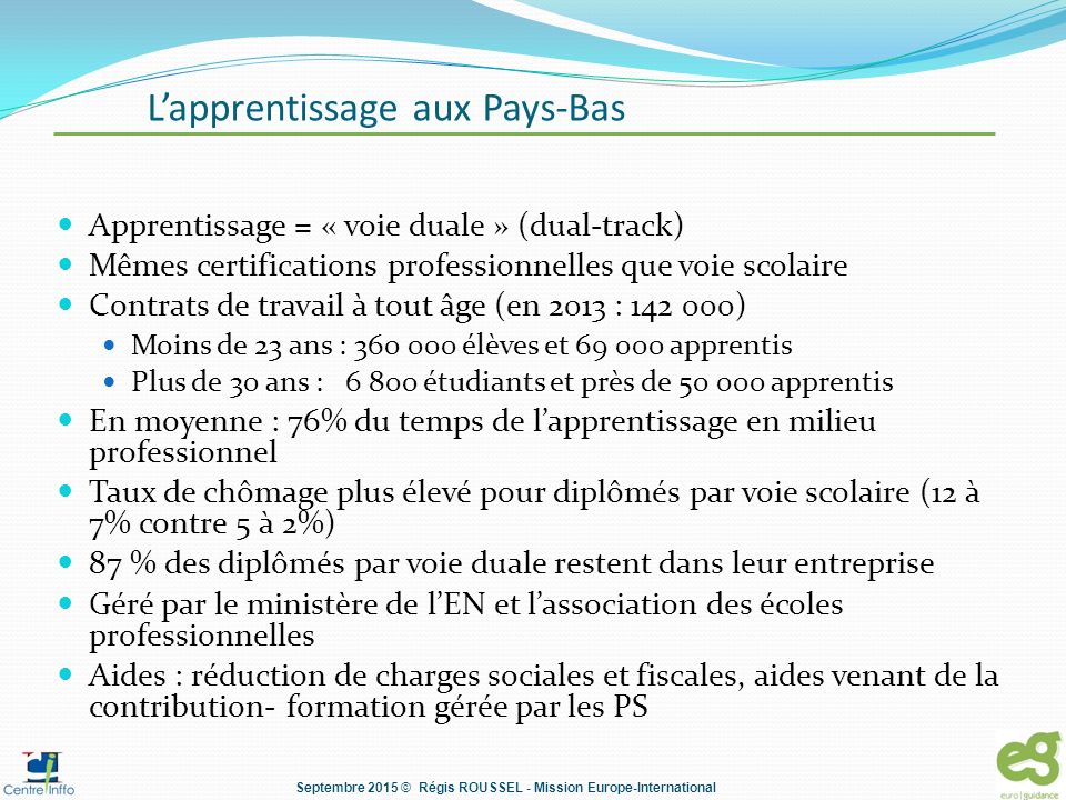 L’apprentissage En Europe Politiques Et Actions De L’UE - Ppt Télécharger