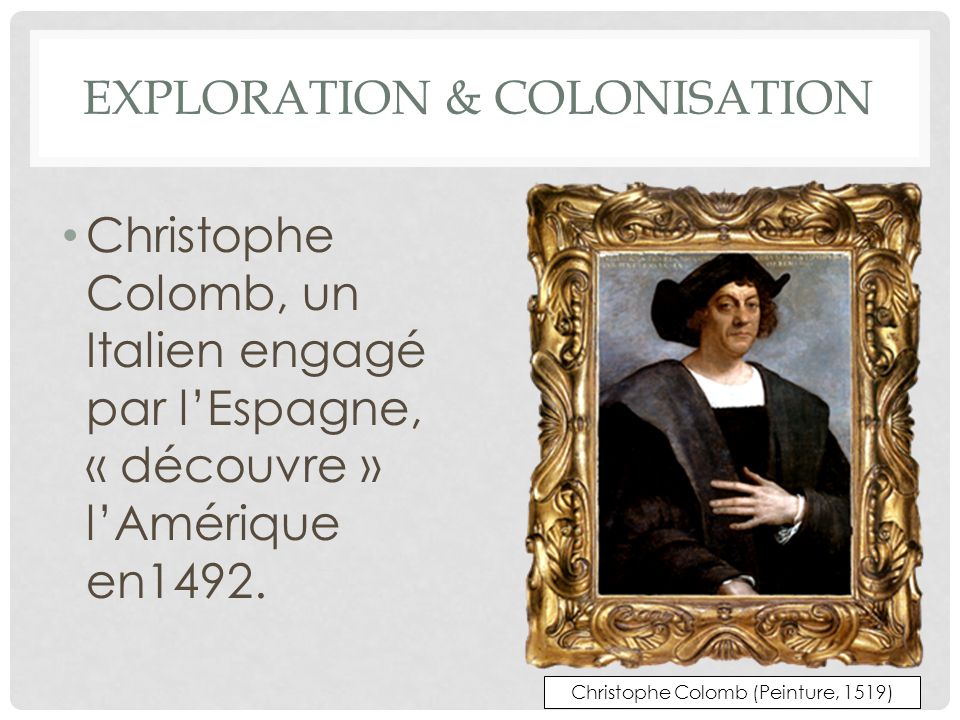 Exploration & colonisation