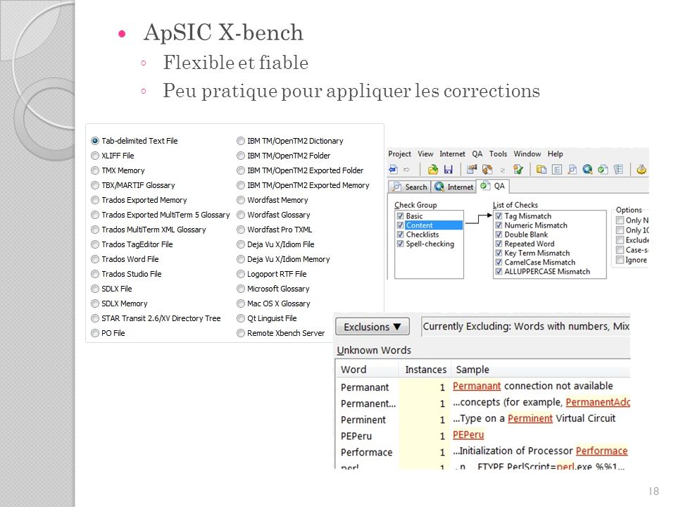 ApSIC X-bench Flexible et fiable