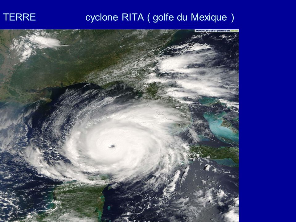 TERRE cyclone RITA ( golfe du Mexique )