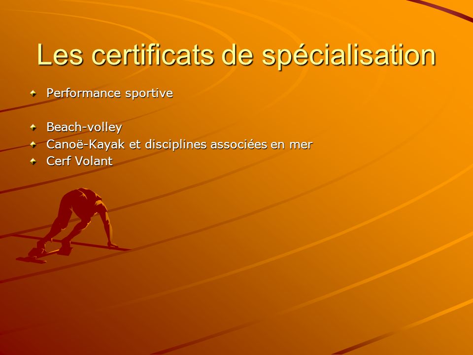 Les certificats de spécialisation