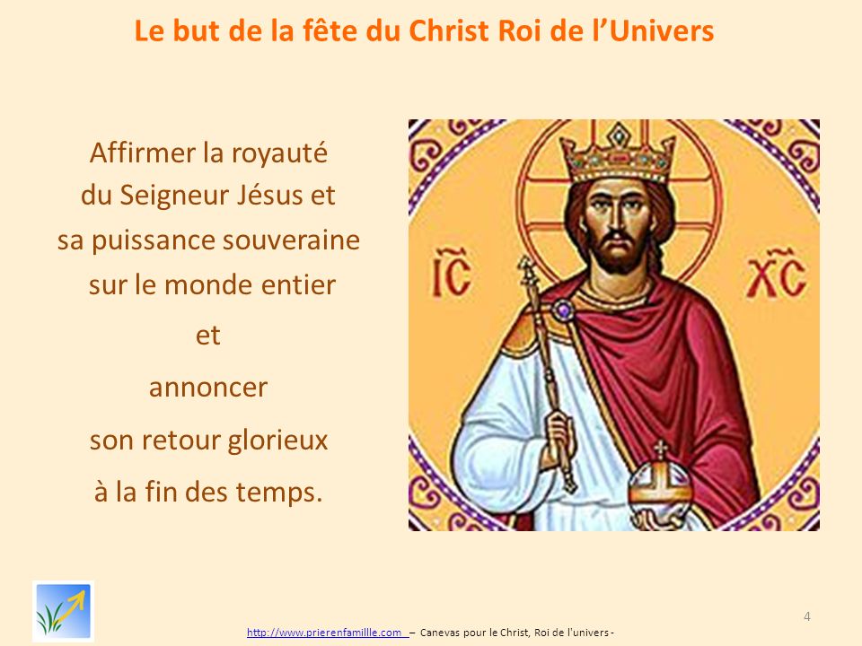Le Christ Roi De L Univers Ppt Telecharger