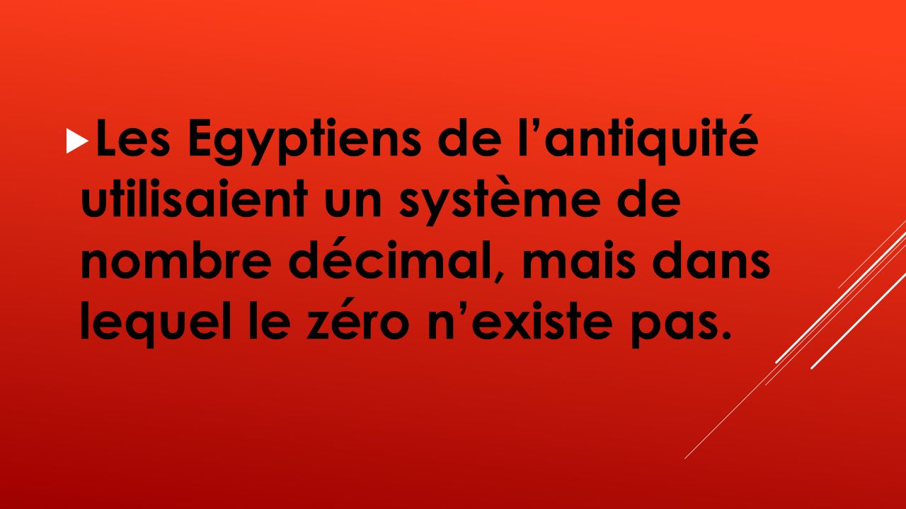 Les Egyptiens Connaissaient Ils Le Zero Ppt Video Online Telecharger