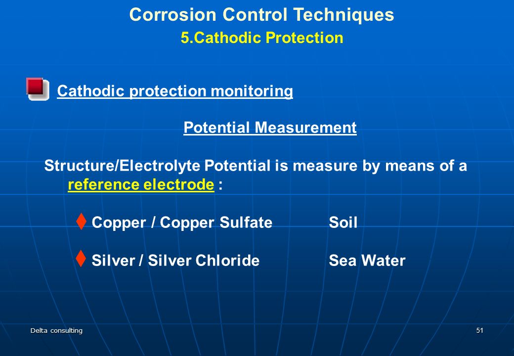 Corrosion Control Techniques Potential Measurement