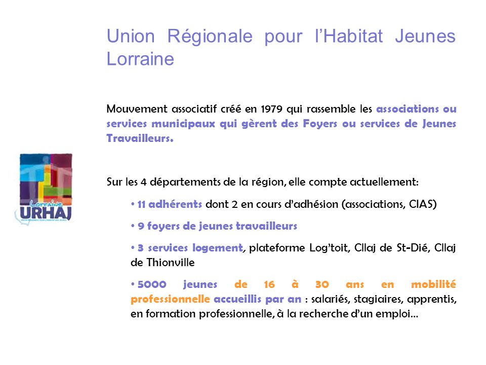 Union Régionale pour l’Habitat Jeunes Lorraine