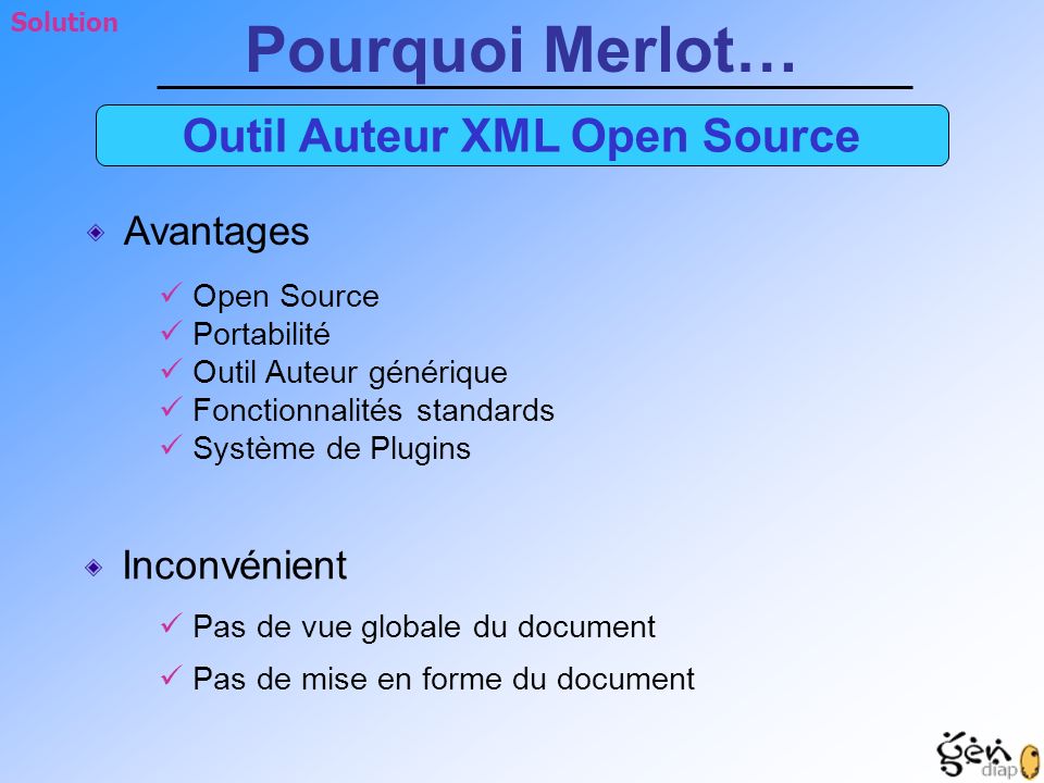 Outil Auteur XML Open Source