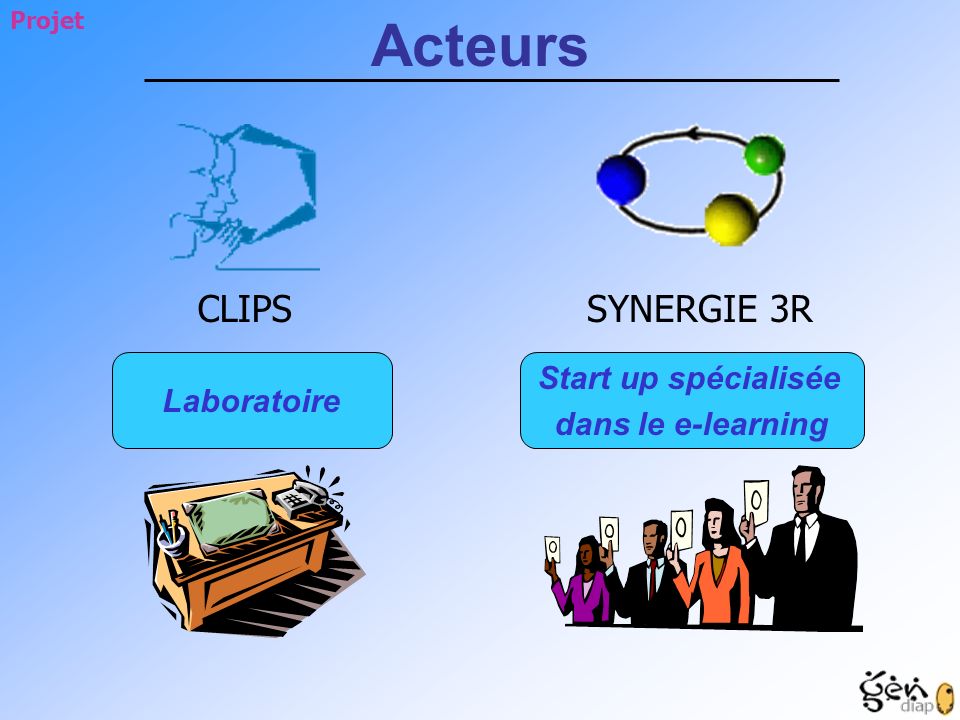 Acteurs SYNERGIE 3R CLIPS Start up spécialisée Laboratoire