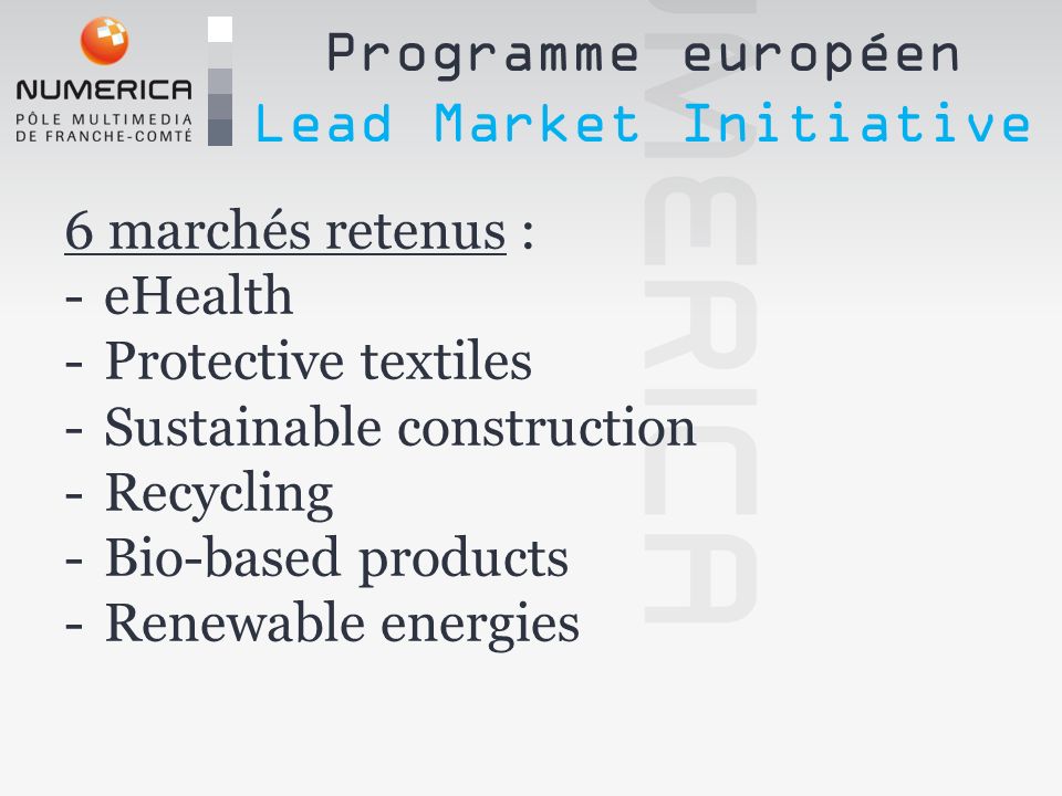 Programme européen Lead Market Initiative