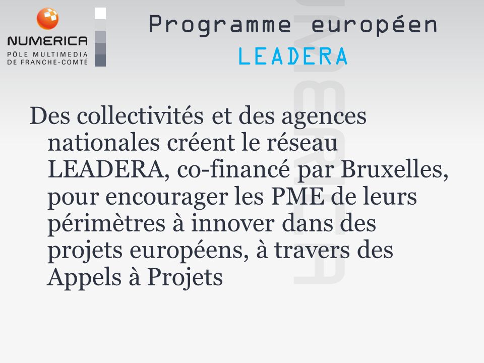 Programme européen LEADERA